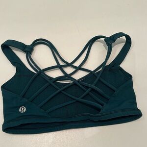 Dark Green Lululemon Sports Bra